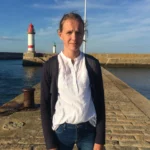 Annick in de haven van Île de Groix