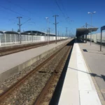 Station Calais surrealistisch leeg
