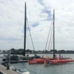 Een Chinese trimaran